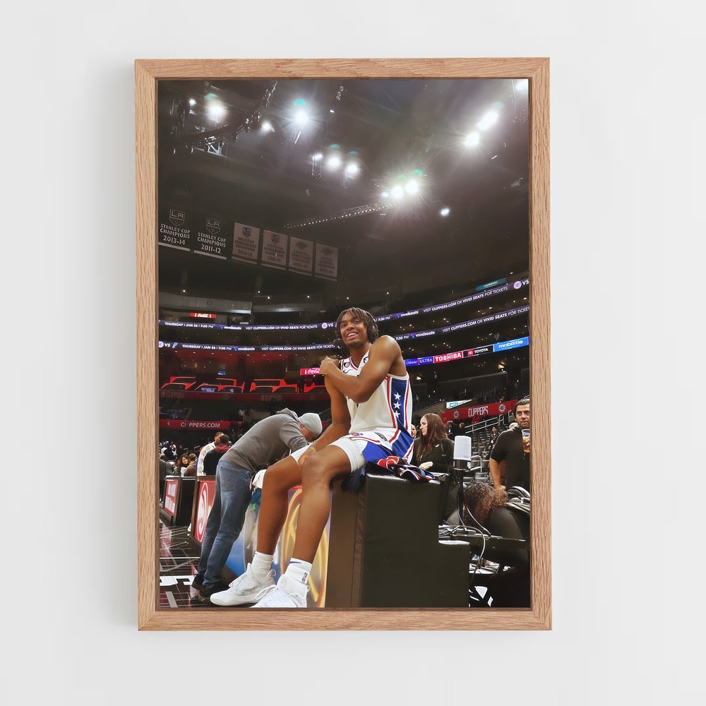 Poster Tyrese maxey – affiche Basketball (vue 4)